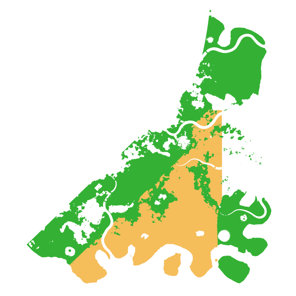 Biome Rust Map: Procedural Map, Size: 4500, Seed: 847662178
