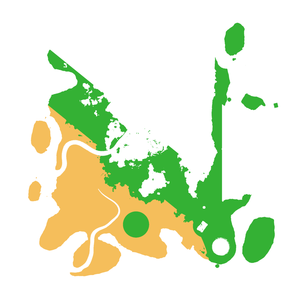 Biome Rust Map: Procedural Map, Size: 3000, Seed: 640467017
