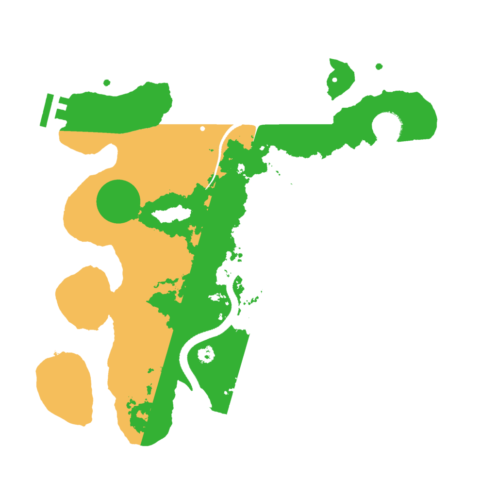 Biome Rust Map: Procedural Map, Size: 3000, Seed: 30414