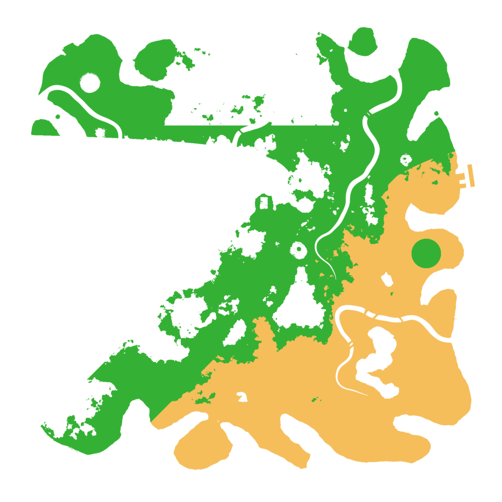 Biome Rust Map: Procedural Map, Size: 4500, Seed: 422828404