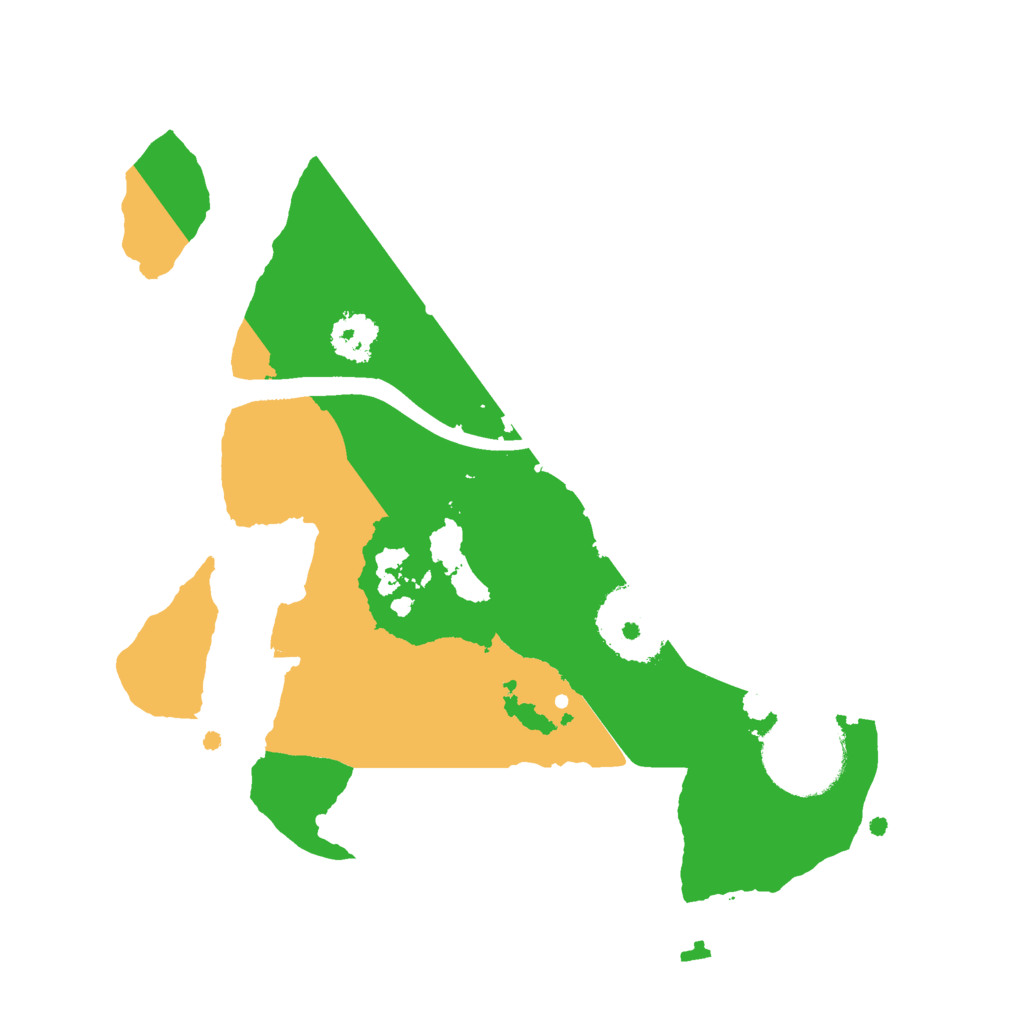 Biome Rust Map: Procedural Map, Size: 2200, Seed: 1220716353