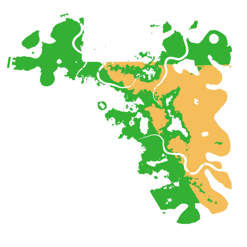 Biome Rust Map: Procedural Map, Size: 4500, Seed: 723876356