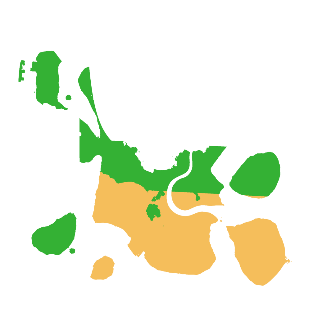 Biome Rust Map: Procedural Map, Size: 2250, Seed: 151777527