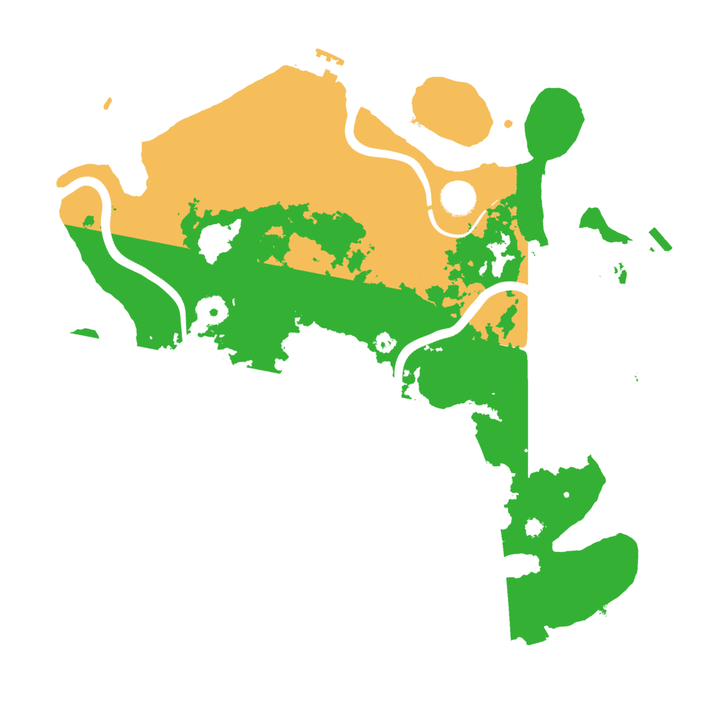 Biome Rust Map: Procedural Map, Size: 3500, Seed: 1488419652