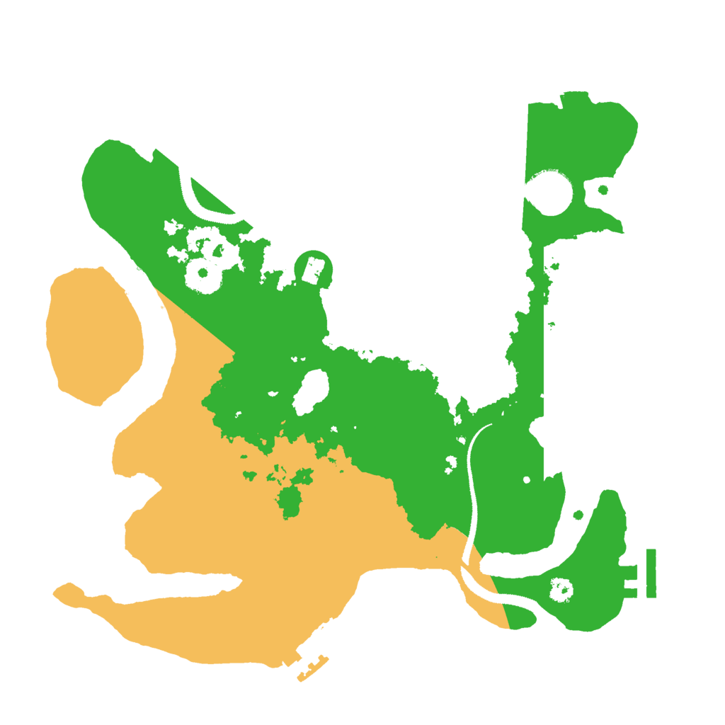 Biome Rust Map: Procedural Map, Size: 3000, Seed: 60497606