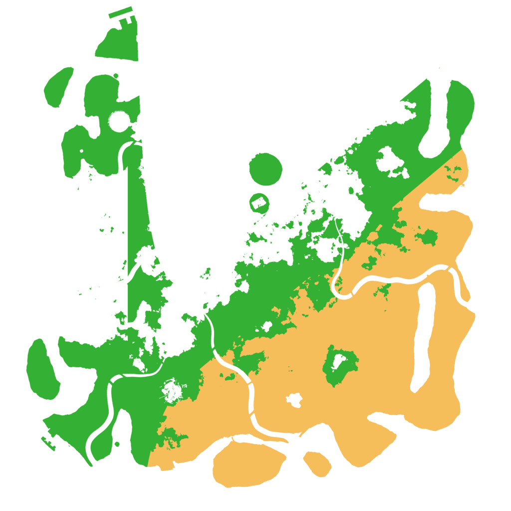 Biome Rust Map: Procedural Map, Size: 4250, Seed: 5219