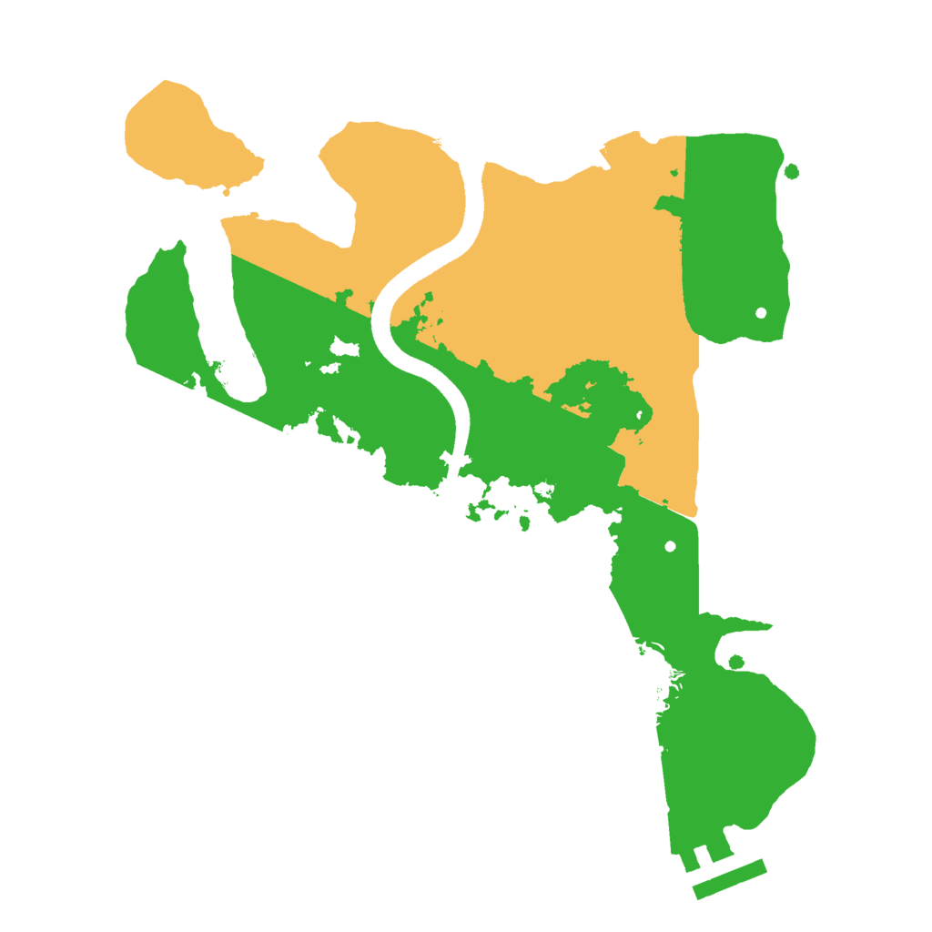 Biome Rust Map: Procedural Map, Size: 2500, Seed: 1470986923