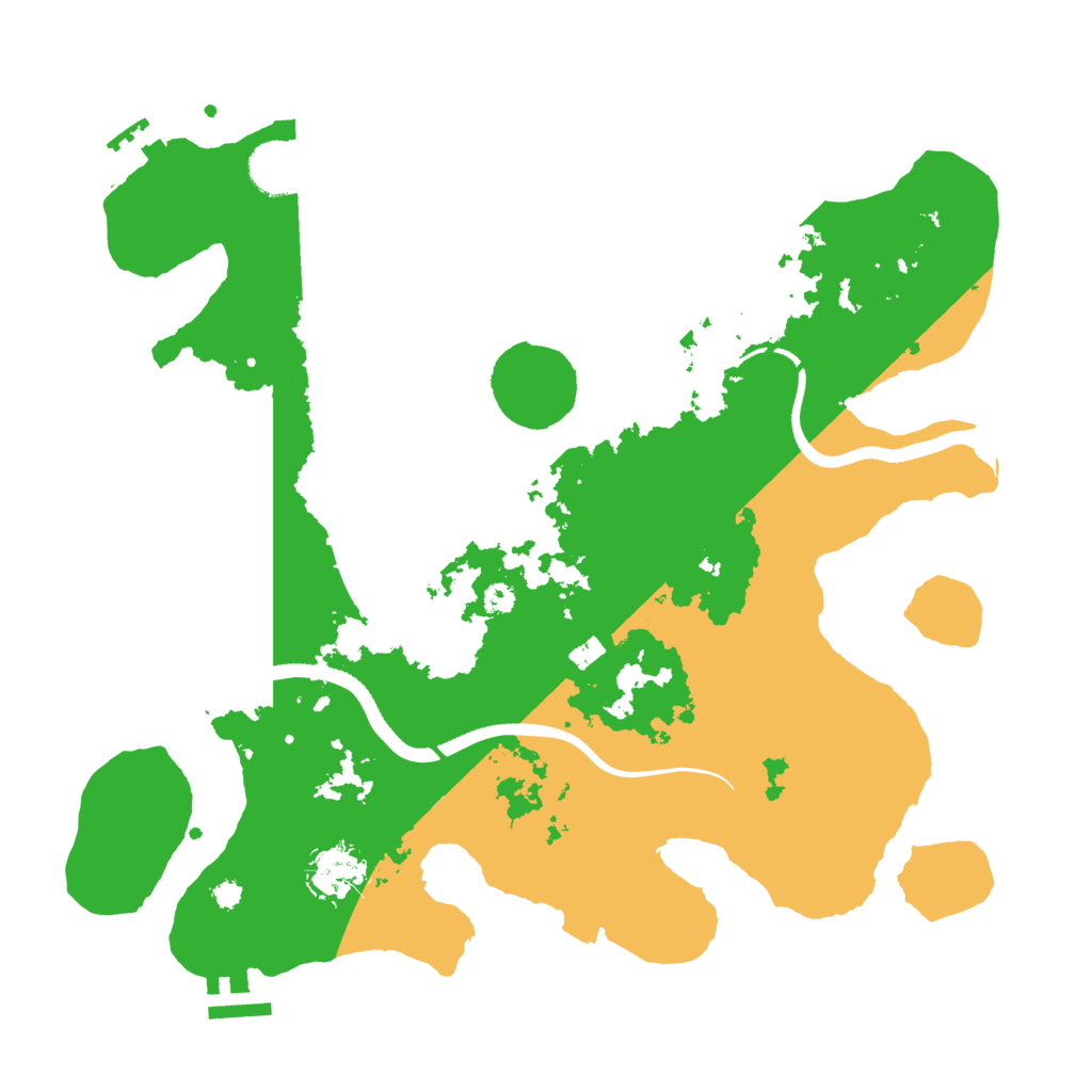 Biome Rust Map: Procedural Map, Size: 3500, Seed: 1141843735