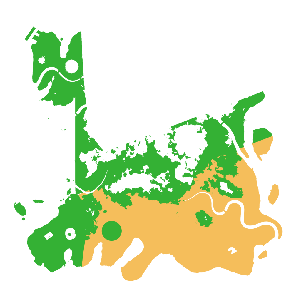 Biome Rust Map: Procedural Map, Size: 4000, Seed: 56894
