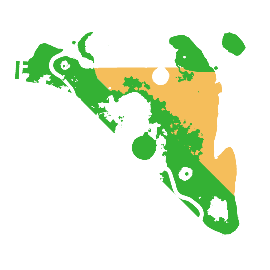 Biome Rust Map: Procedural Map, Size: 3000, Seed: 23127