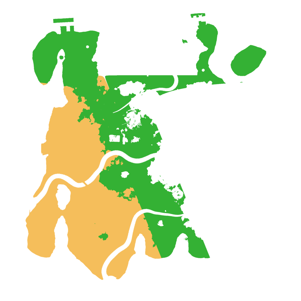 Biome Rust Map: Procedural Map, Size: 3000, Seed: 428587