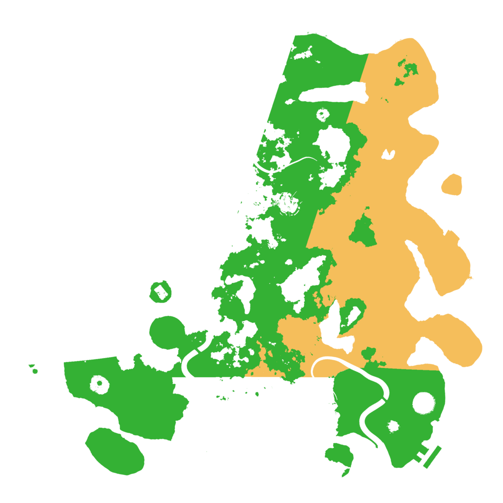 Biome Rust Map: Procedural Map, Size: 4000, Seed: 1190429894