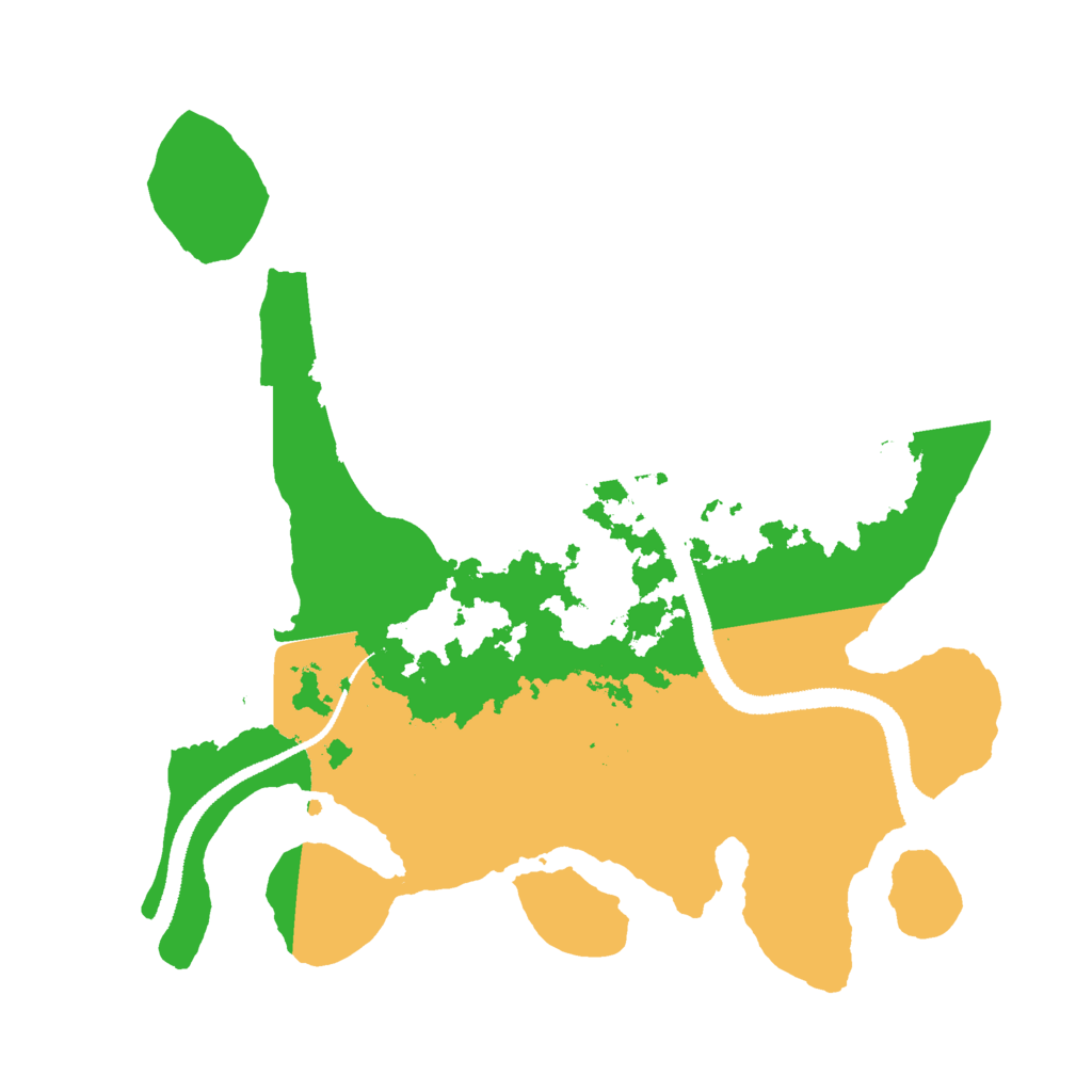 Biome Rust Map: Procedural Map, Size: 2800, Seed: 2070723708