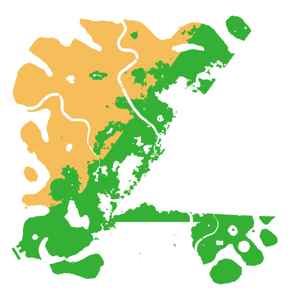 Biome Rust Map: Procedural Map, Size: 4500, Seed: 1138350297