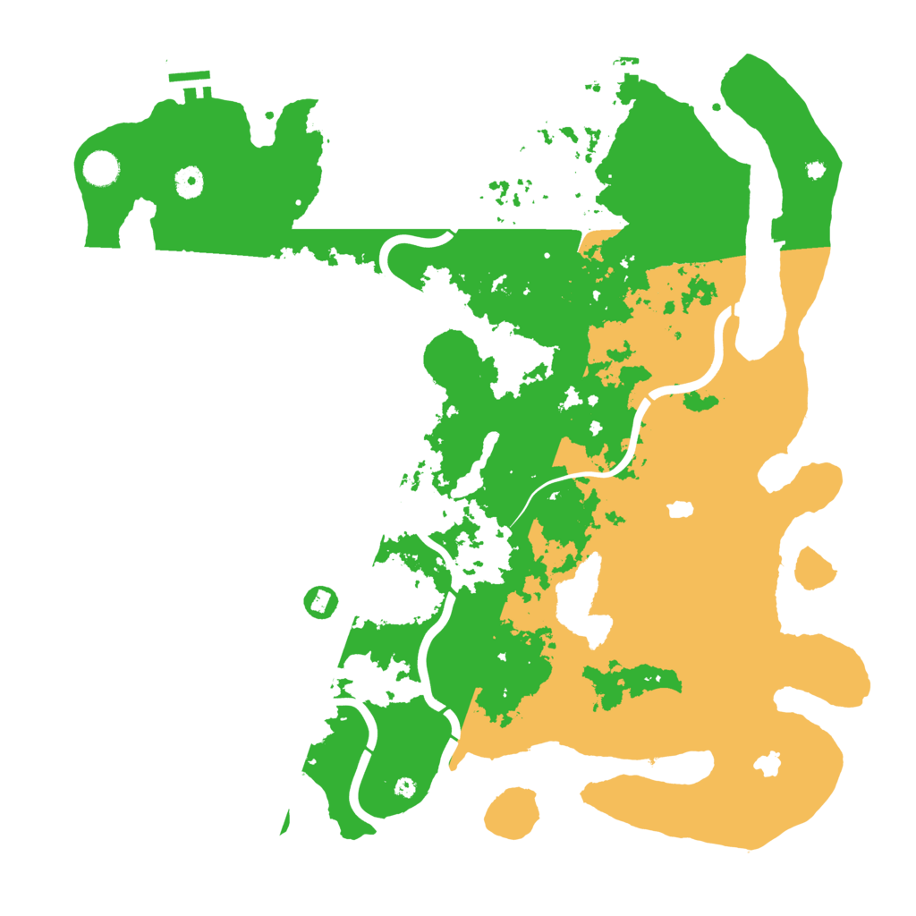 Biome Rust Map: Procedural Map, Size: 4500, Seed: 1093117483