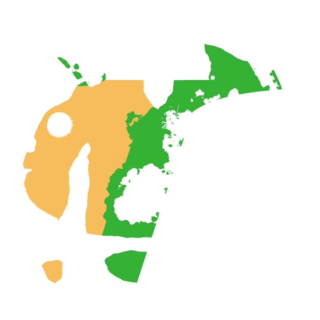 Biome Rust Map: Procedural Map, Size: 2250, Seed: 6111