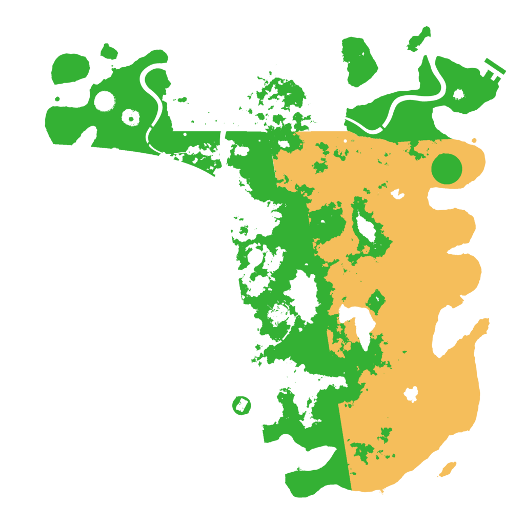 Biome Rust Map: Procedural Map, Size: 4500, Seed: 412943146
