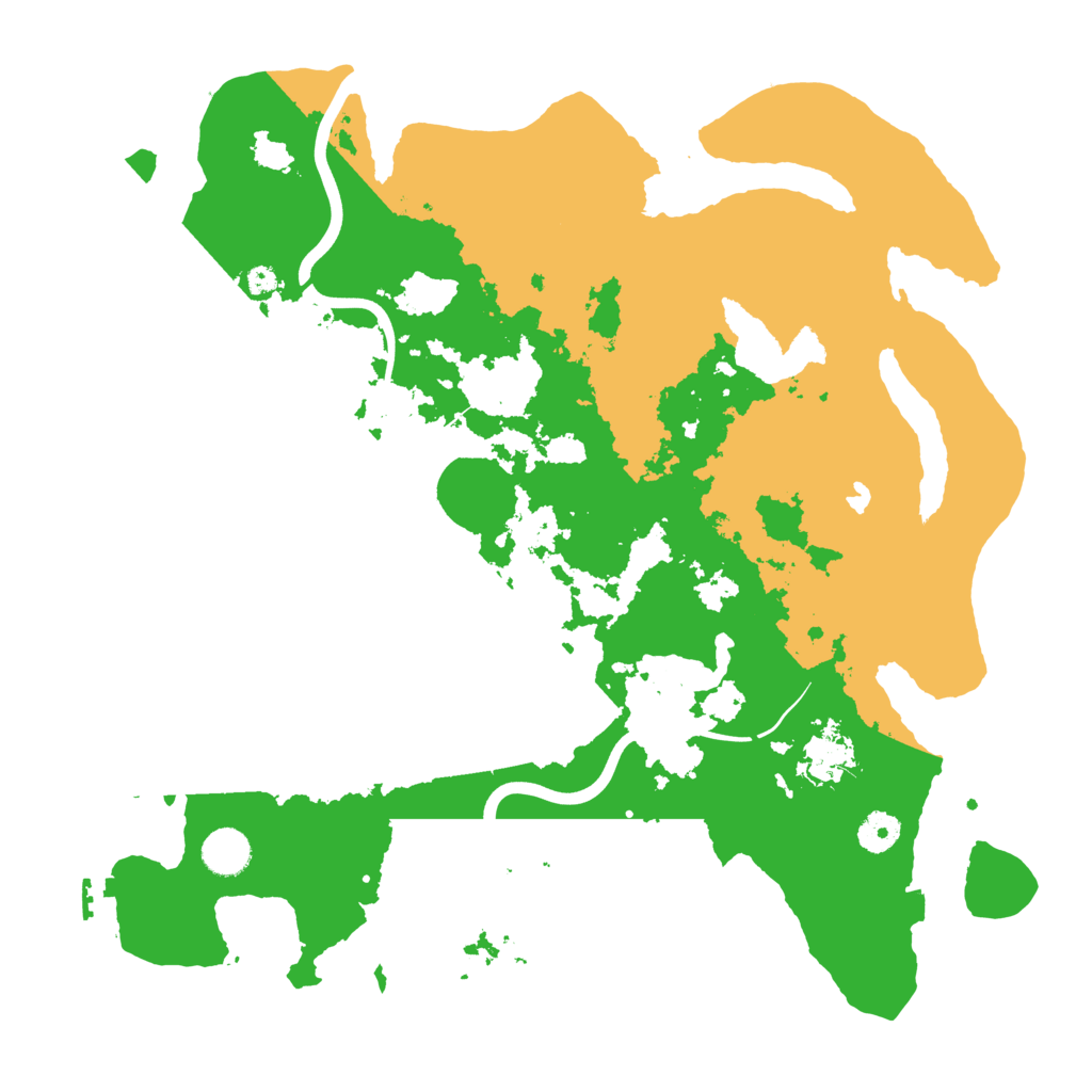 Biome Rust Map: Procedural Map, Size: 4000, Seed: 16742