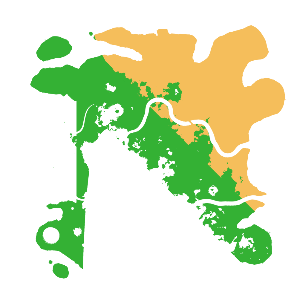 Biome Rust Map: Procedural Map, Size: 3300, Seed: 193847273