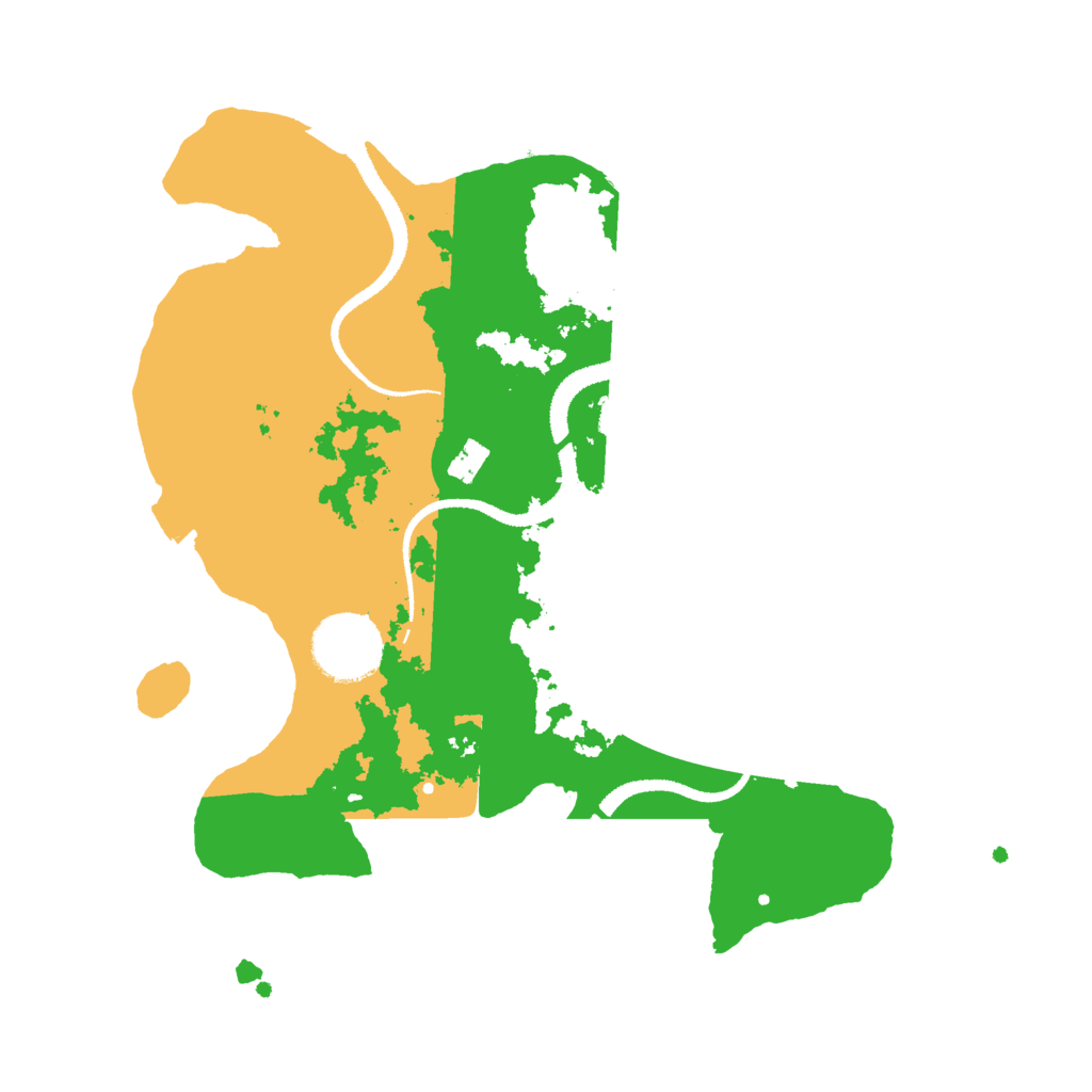 Biome Rust Map: Procedural Map, Size: 2800, Seed: 993385