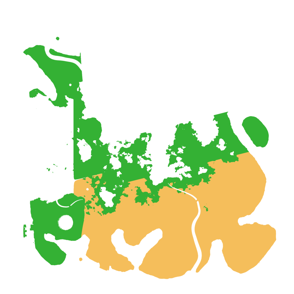 Biome Rust Map: Procedural Map, Size: 3500, Seed: 1341579820