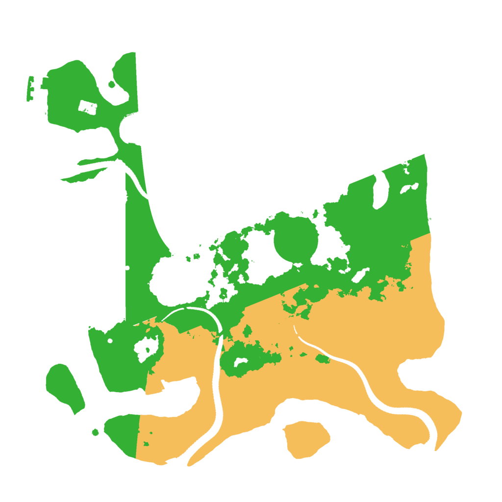 Biome Rust Map: Procedural Map, Size: 3000, Seed: 168236725