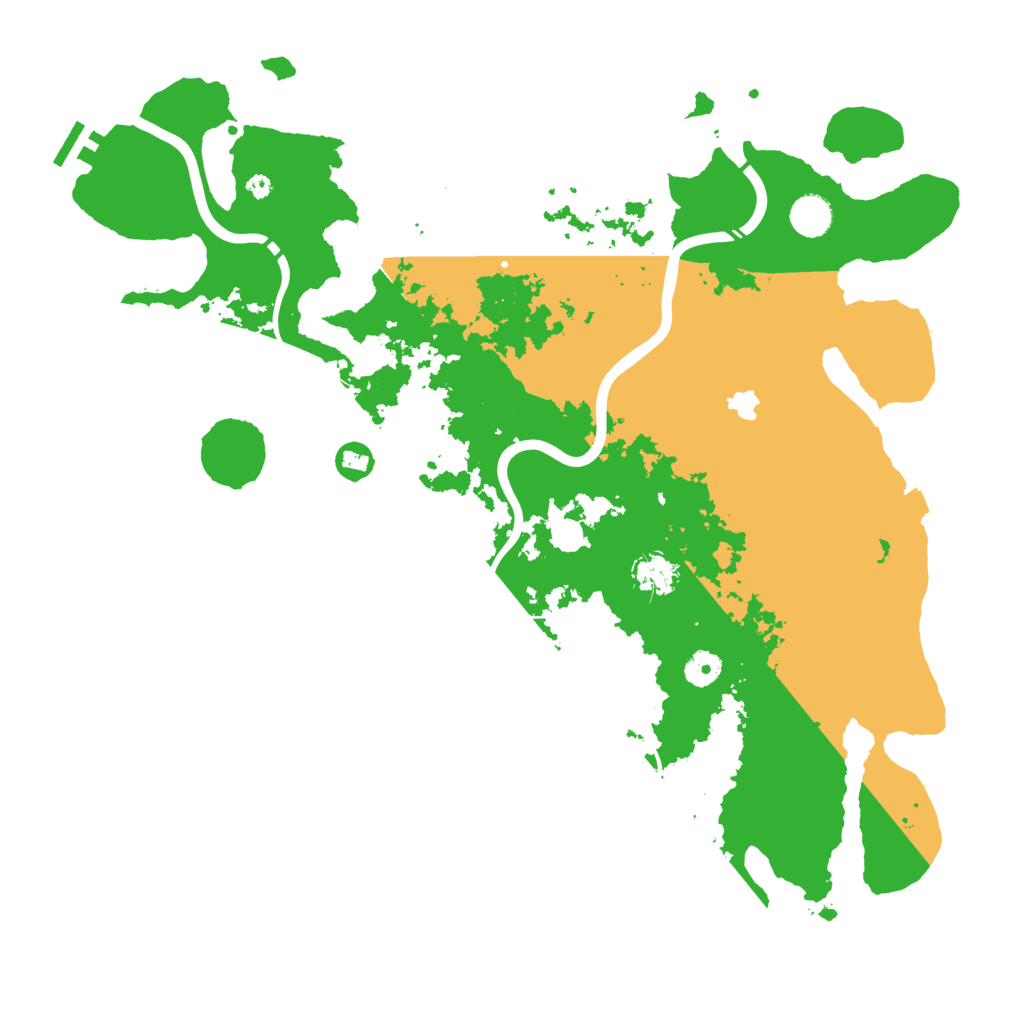 Biome Rust Map: Procedural Map, Size: 4300, Seed: 893341