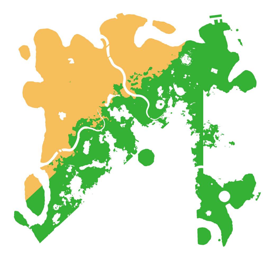 Biome Rust Map: Procedural Map, Size: 4500, Seed: 137751049
