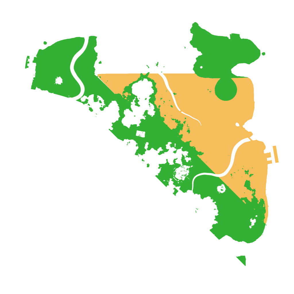 Biome Rust Map: Procedural Map, Size: 3500, Seed: 1505578508