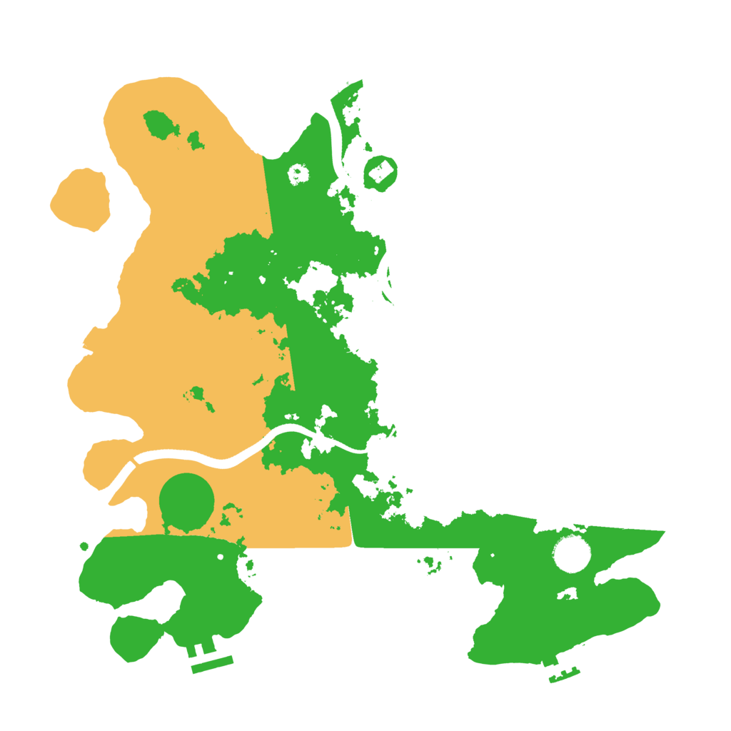 Biome Rust Map: Procedural Map, Size: 3500, Seed: 1251619638