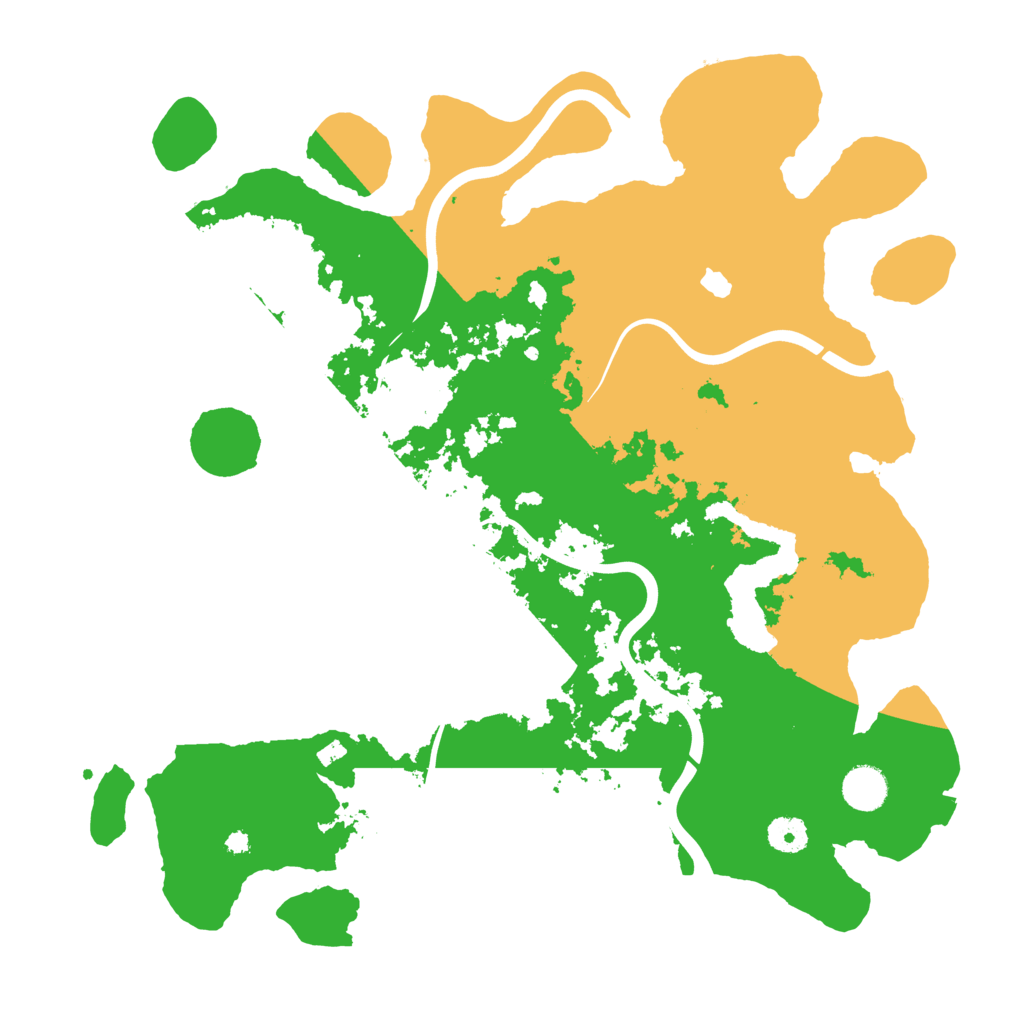Biome Rust Map: Procedural Map, Size: 4000, Seed: 45677777