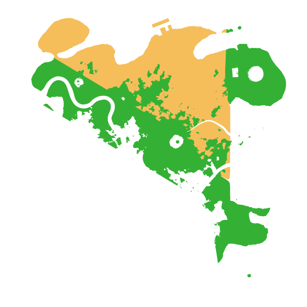 Biome Rust Map: Procedural Map, Size: 3500, Seed: 4537364