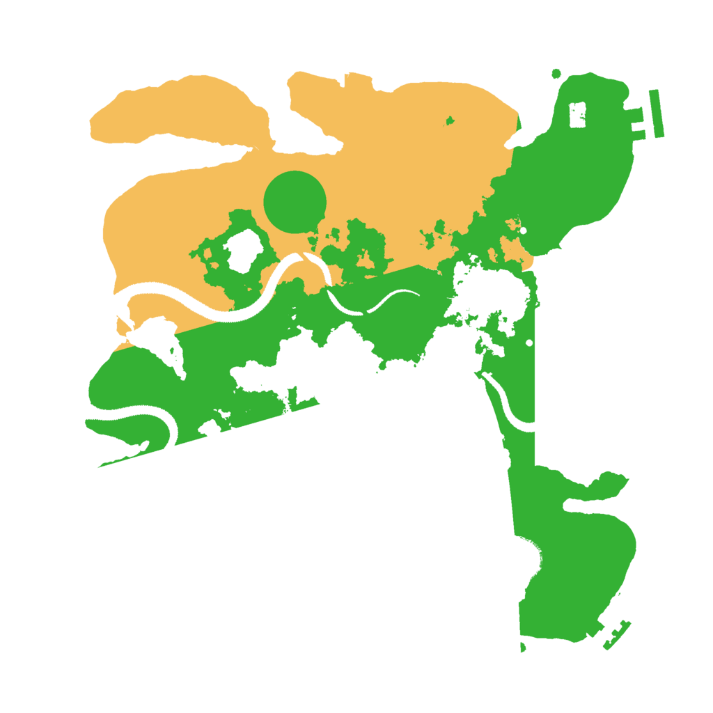 Biome Rust Map: Procedural Map, Size: 3000, Seed: 1859787953