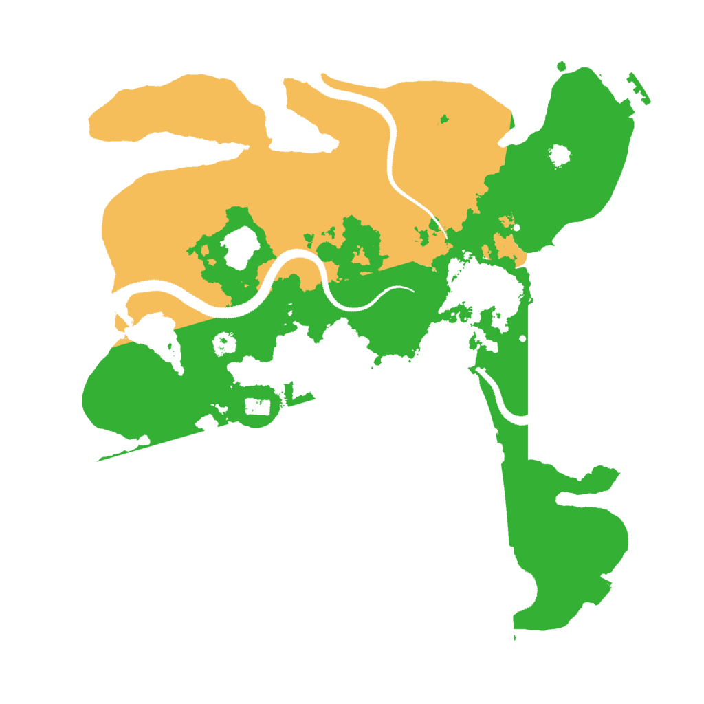 Biome Rust Map: Procedural Map, Size: 3000, Seed: 1859787953