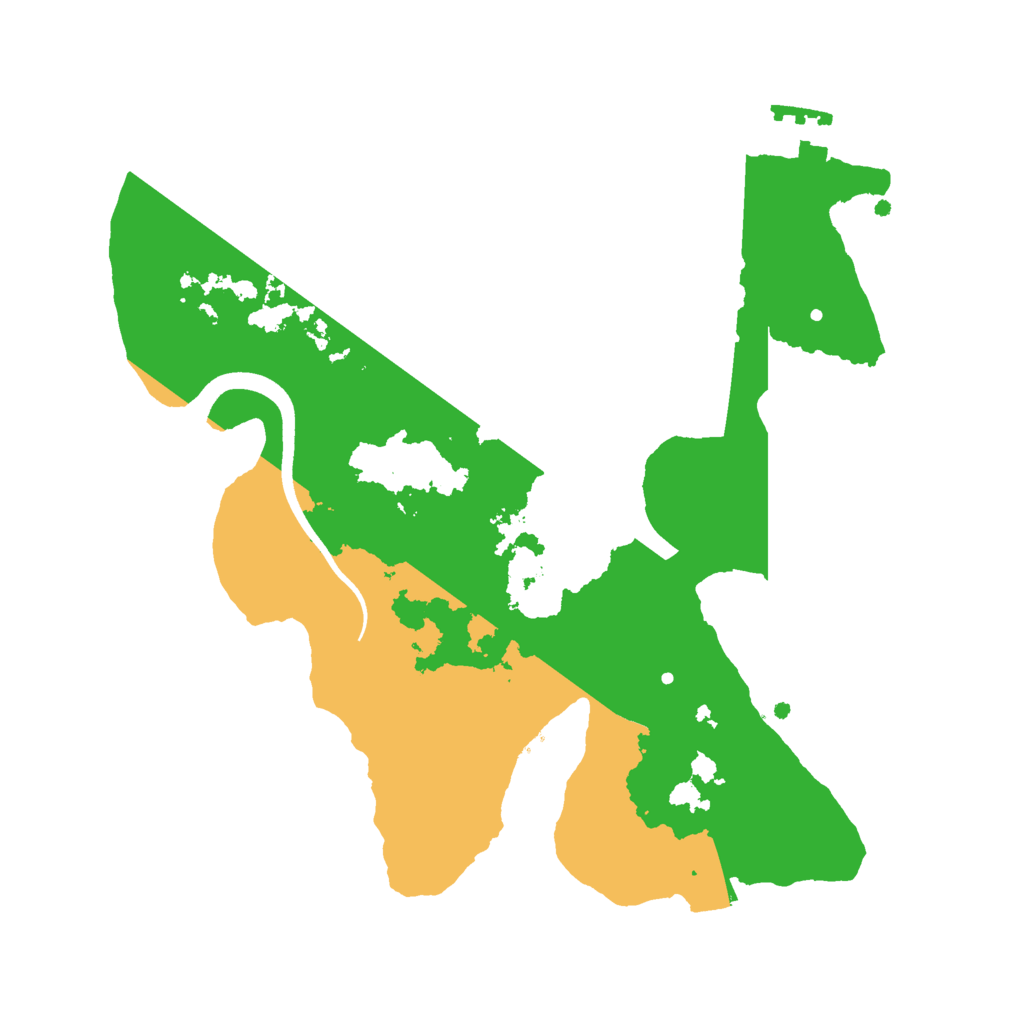 Biome Rust Map: Procedural Map, Size: 2500, Seed: 11233124