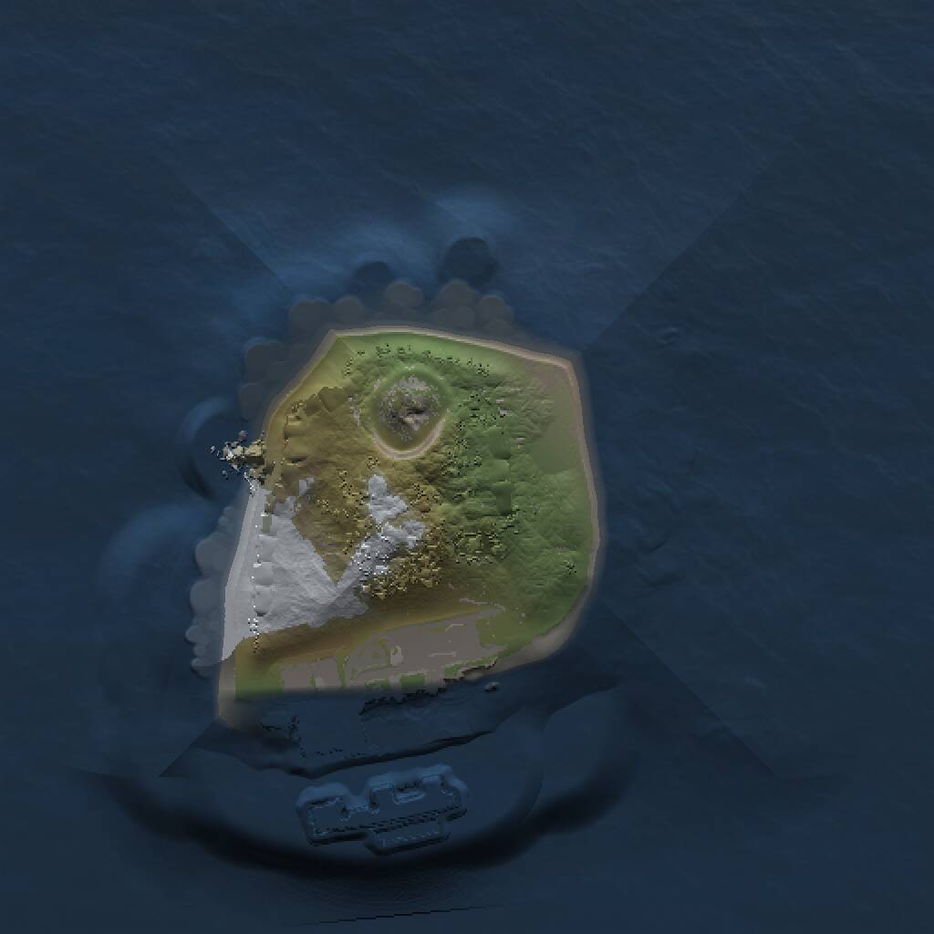 Rust Map: Procedural Map, Size: 1000, Seed: 1696419466, 2 Monuments