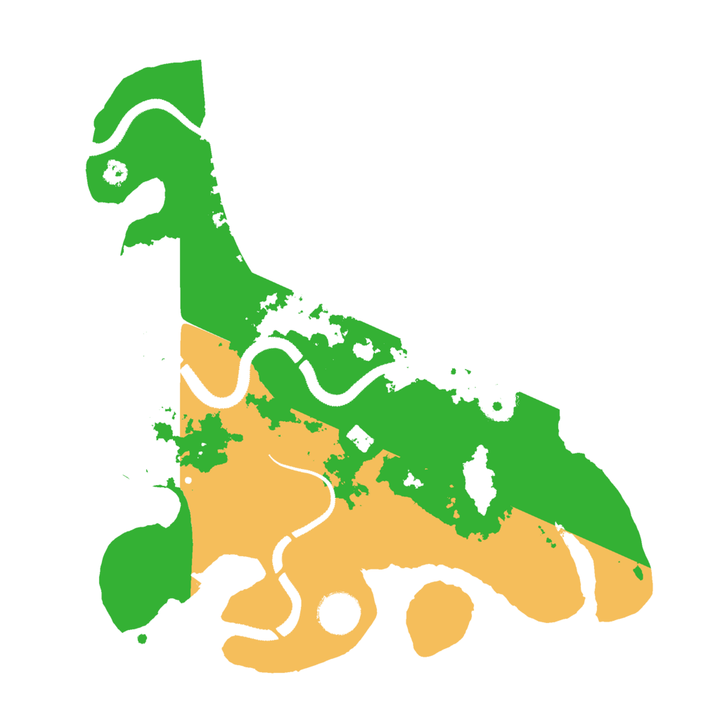 Biome Rust Map: Procedural Map, Size: 3000, Seed: 51352