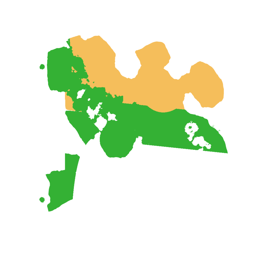 Biome Rust Map: Procedural Map, Size: 2000, Seed: 725258781