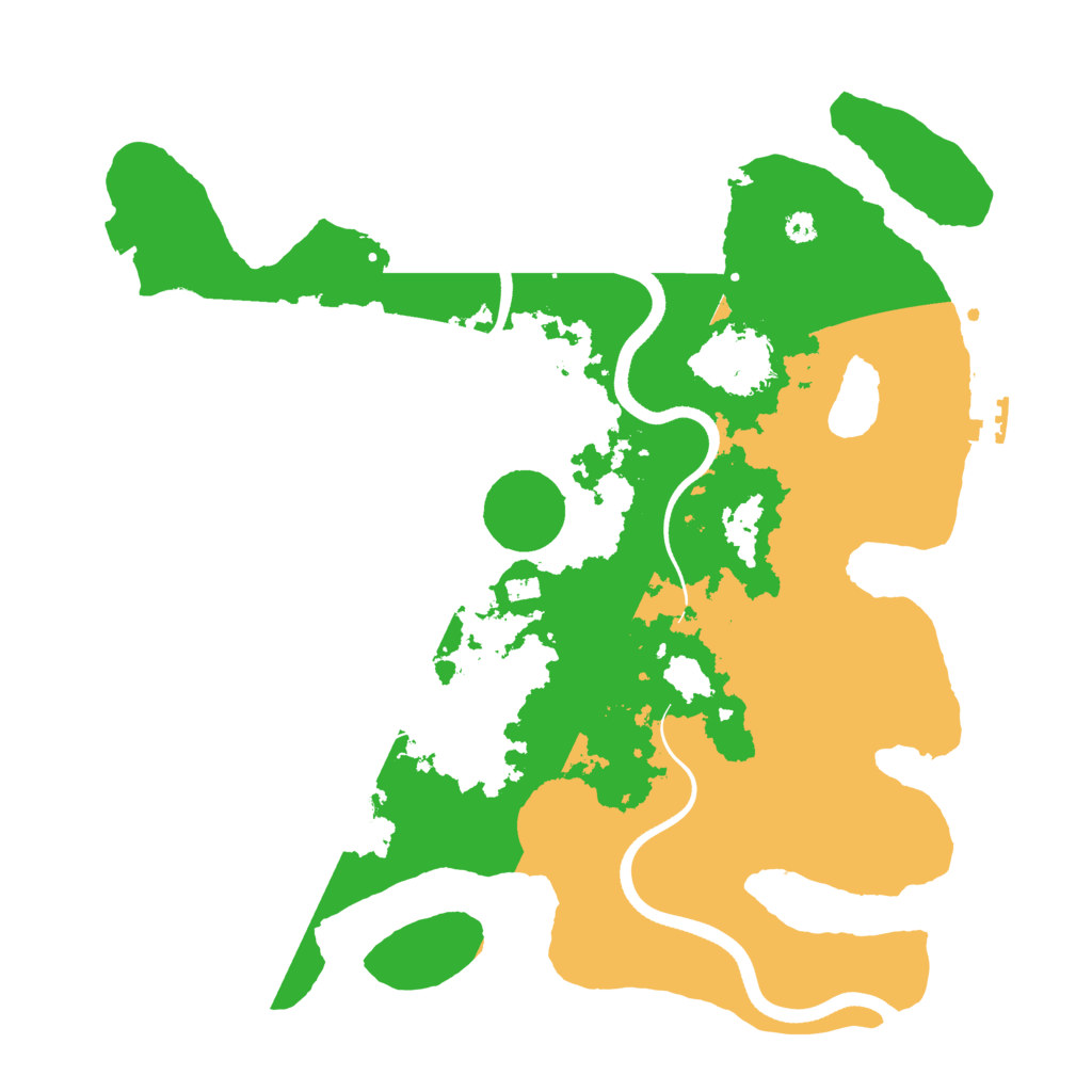 Biome Rust Map: Procedural Map, Size: 3550, Seed: 841011761