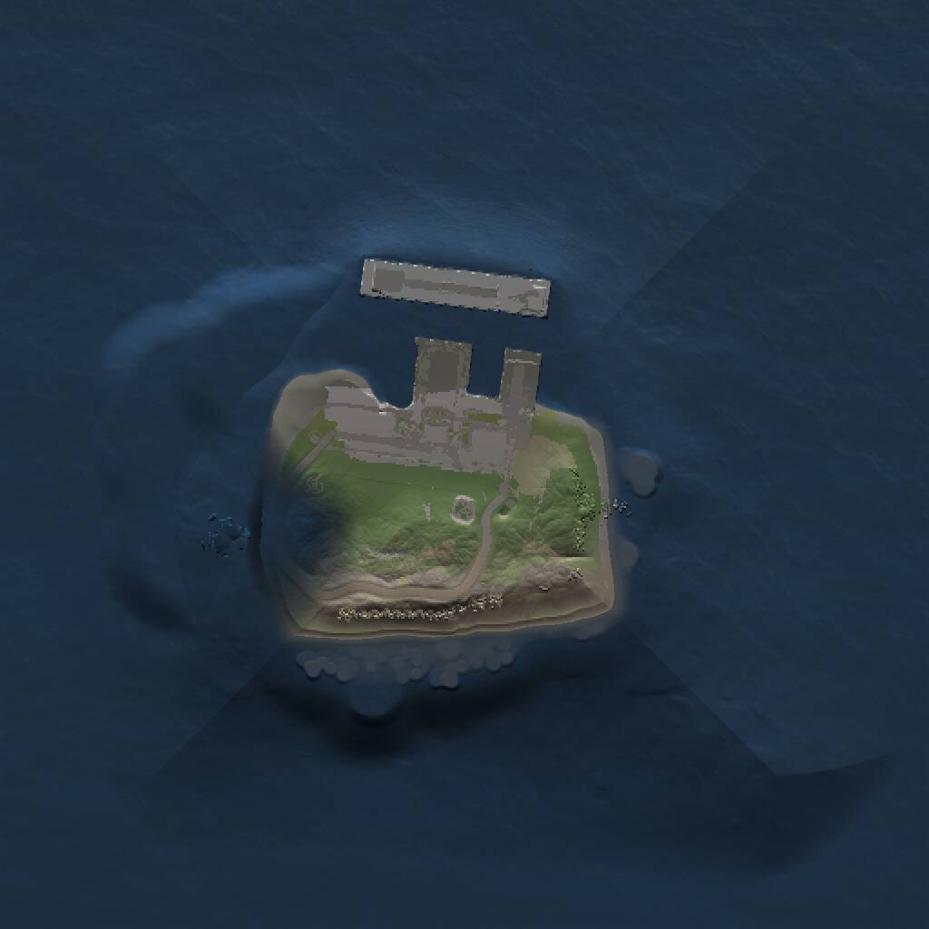 Rust Map: Procedural Map, Size: 1000, Seed: 257863157, 2 Monuments