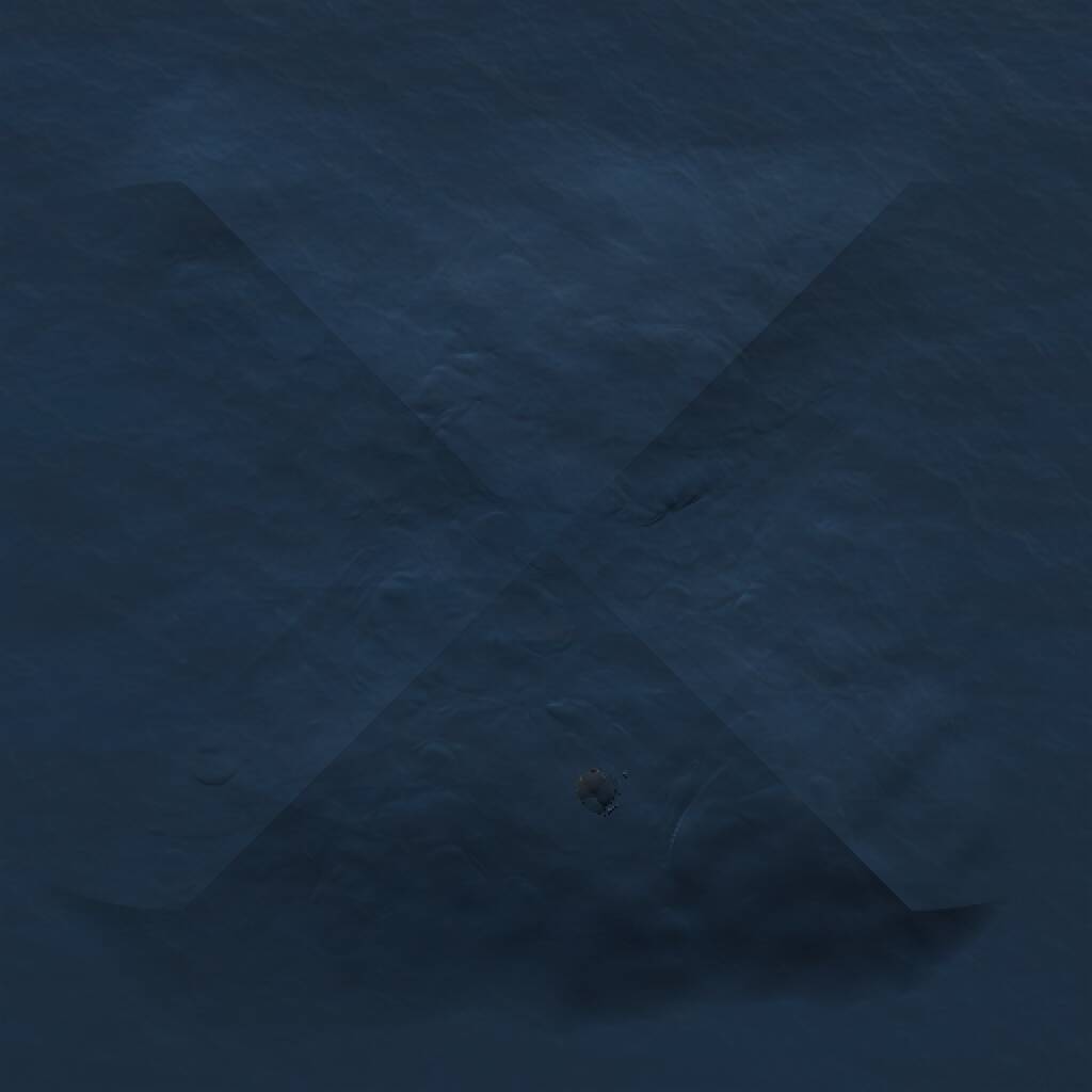 Rust Map: Procedural Map, Size: 1000, Seed: 3643, 1 Monuments