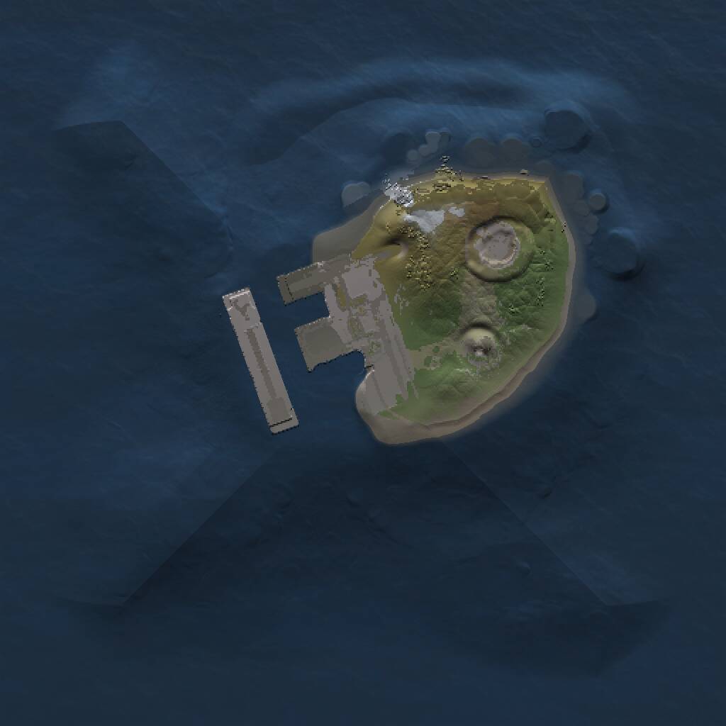 Rust Map: Procedural Map, Size: 1000, Seed: 217150759, 2 Monuments