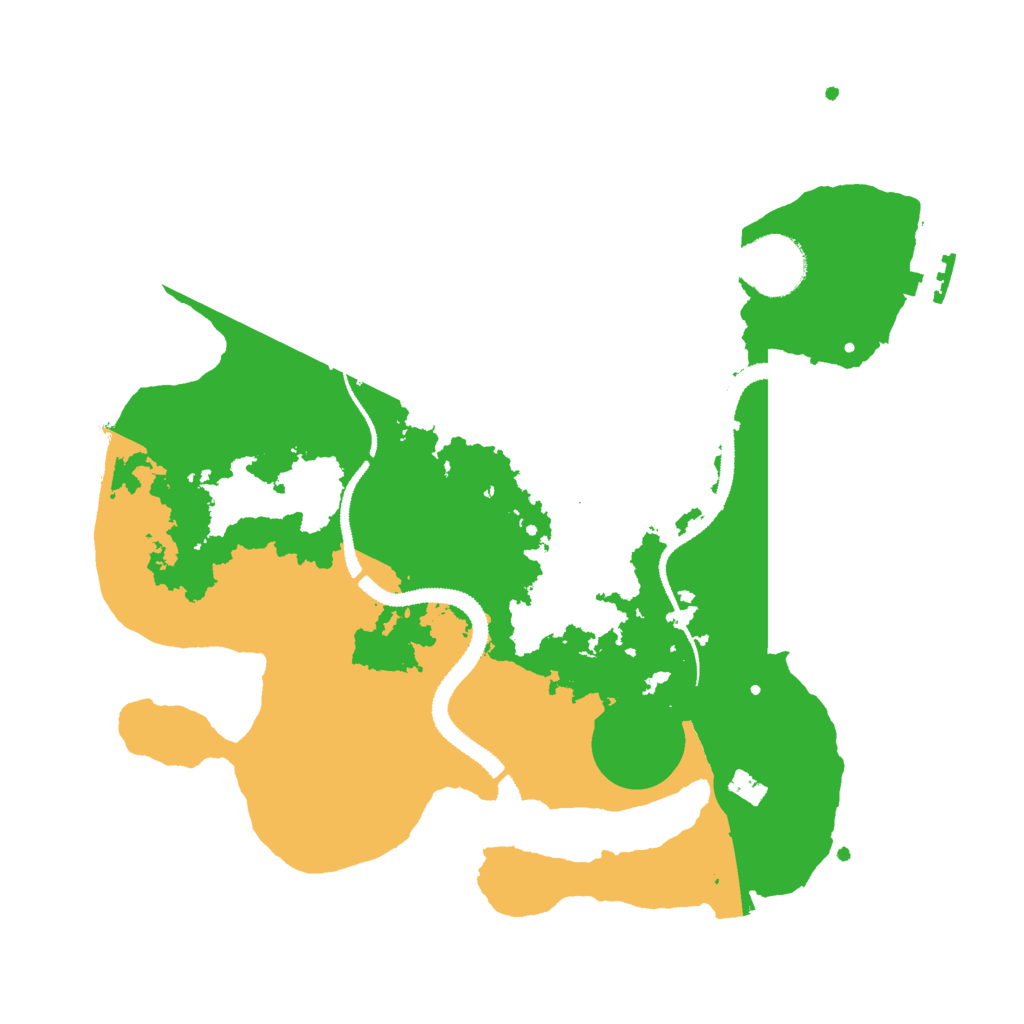 Biome Rust Map: Procedural Map, Size: 3000, Seed: 21797