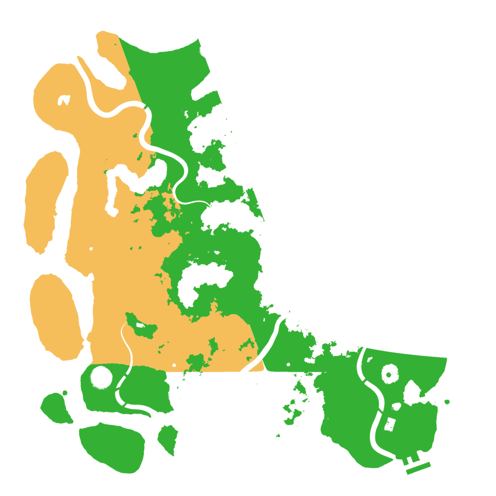 Biome Rust Map: Procedural Map, Size: 4000, Seed: 1148109146
