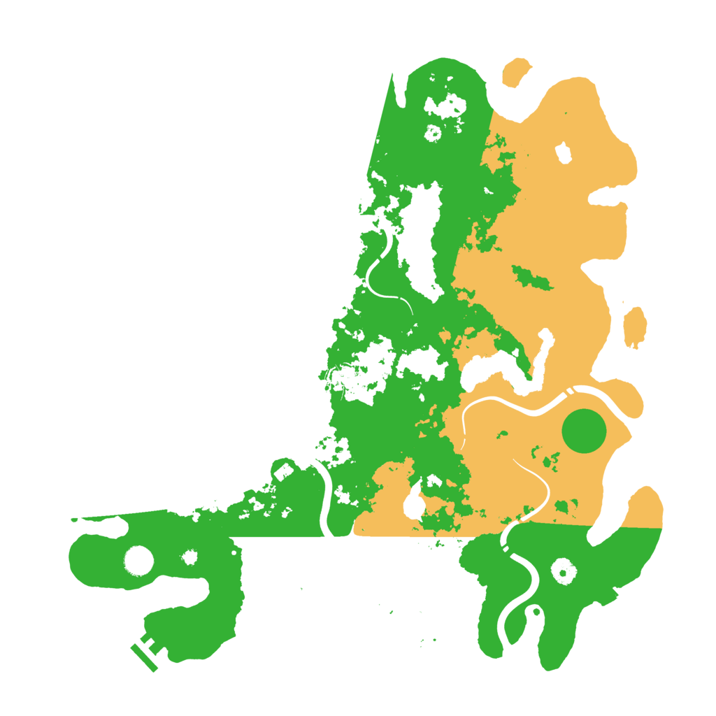 Biome Rust Map: Procedural Map, Size: 4250, Seed: 205330912