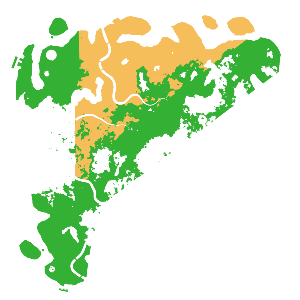 Biome Rust Map: Procedural Map, Size: 5000, Seed: 987118824