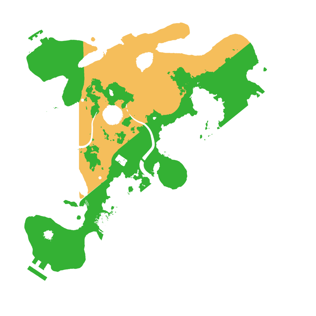 Biome Rust Map: Procedural Map, Size: 2999, Seed: 108772364