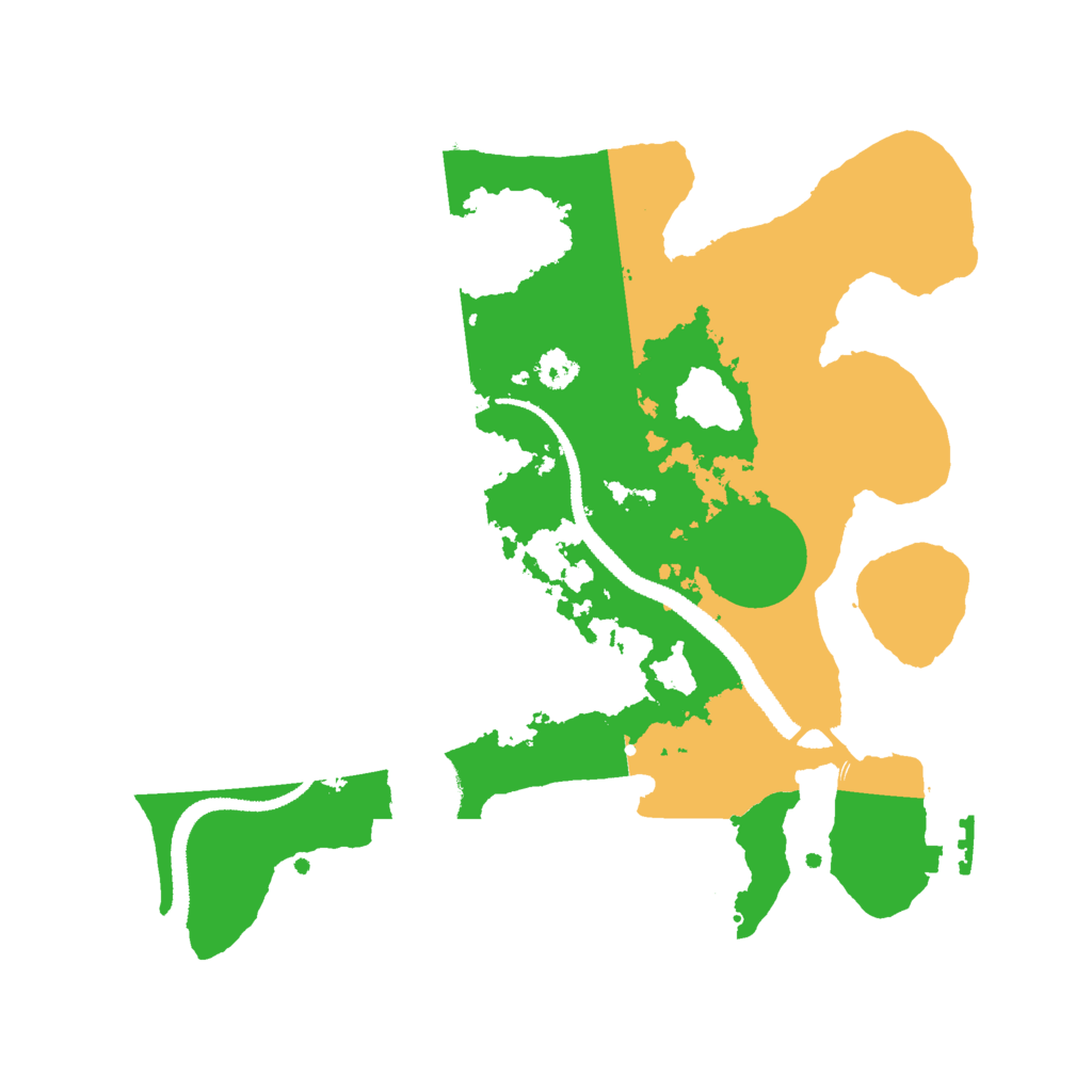 Biome Rust Map: Procedural Map, Size: 2800, Seed: 607481038