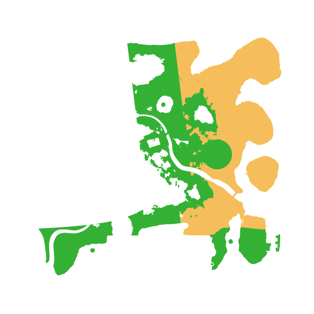 Biome Rust Map: Procedural Map, Size: 2800, Seed: 607481038