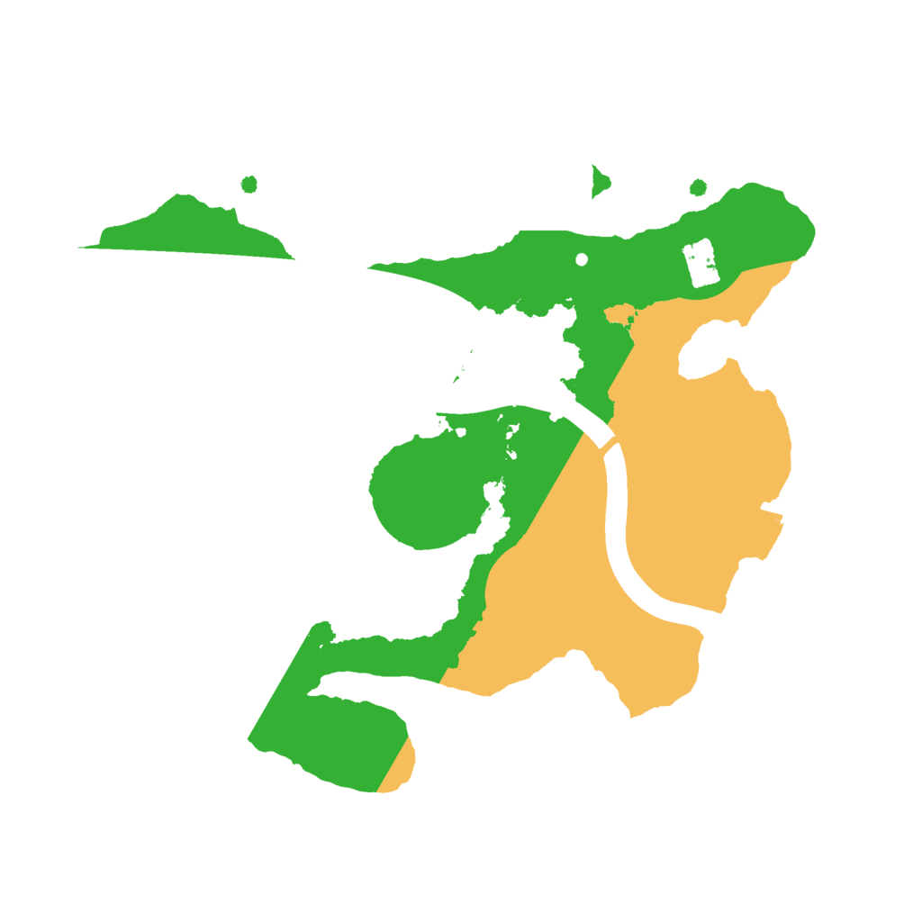 Biome Rust Map: Procedural Map, Size: 2200, Seed: 1256059020